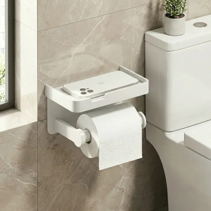 Porte-Papier Toilettes Multifonction en alliage aluminium