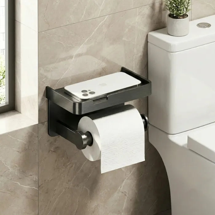 Porte-Papier Toilettes Multifonction en alliage aluminium
