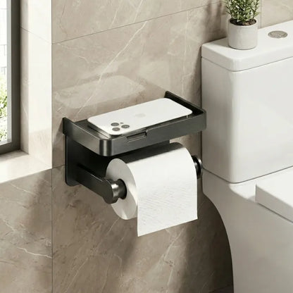 Porte-Papier Toilettes Multifonction en alliage aluminium