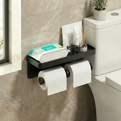 Porte-Papier Toilettes Multifonction en alliage aluminium