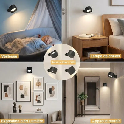 Lampe murale LED sans fil