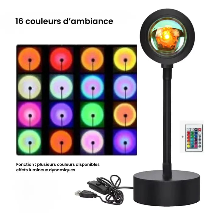 Lampe LED Coucher de Soleil