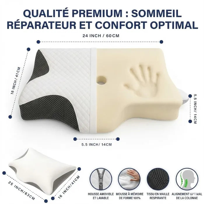 Oreiller Orthopédique Cervical