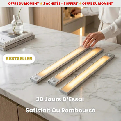 Motion 3.0™ | Réglette LED sans fil à détecteur de mouvements Meko France