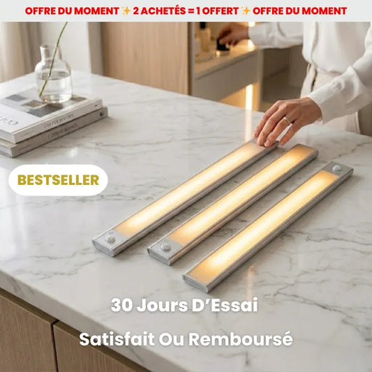Motion 3.0™ | Réglette LED sans fil à détecteur de mouvements Meko France