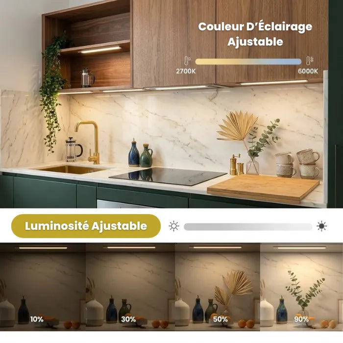 Motion 3.0™ | Réglette LED sans fil à détecteur de mouvements Meko France