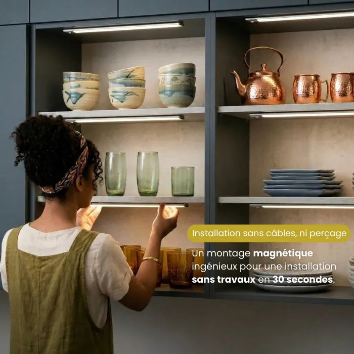 Motion 3.0™ | Réglette LED sans fil à détecteur de mouvements Meko France